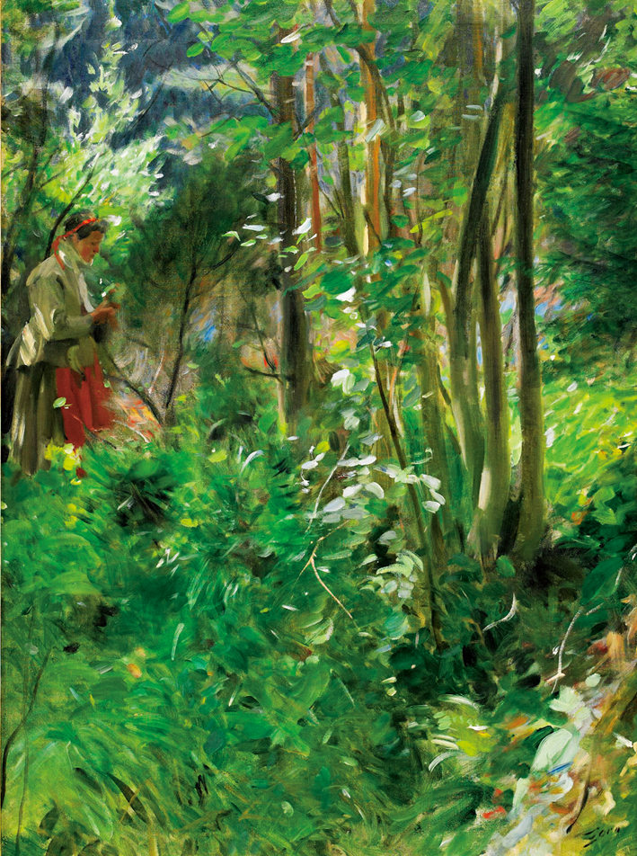  安德斯·莱奥纳德·佐恩 Anders Leonard Zorn —— 林中（牧羊女）